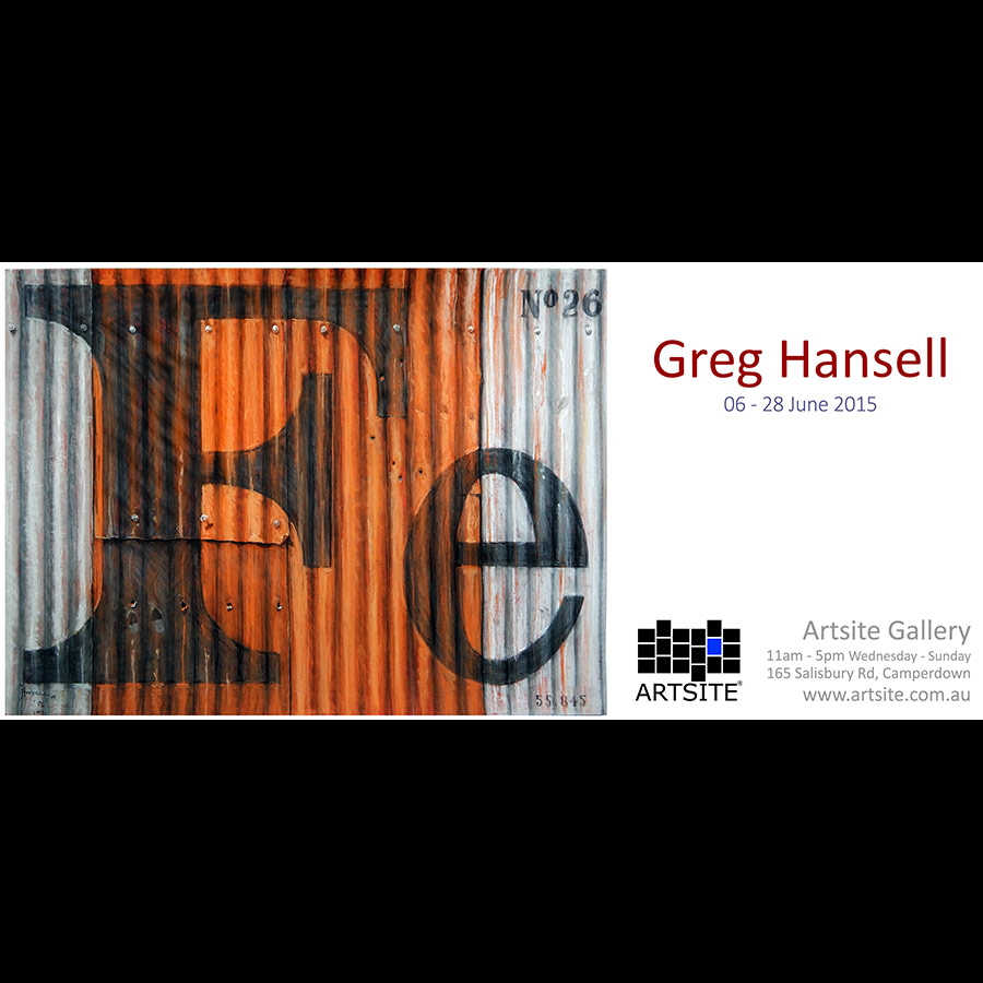 Greg Hansell - Earth Pastels - Artsite Gallery, Sydney, 06 - 28 June 2015