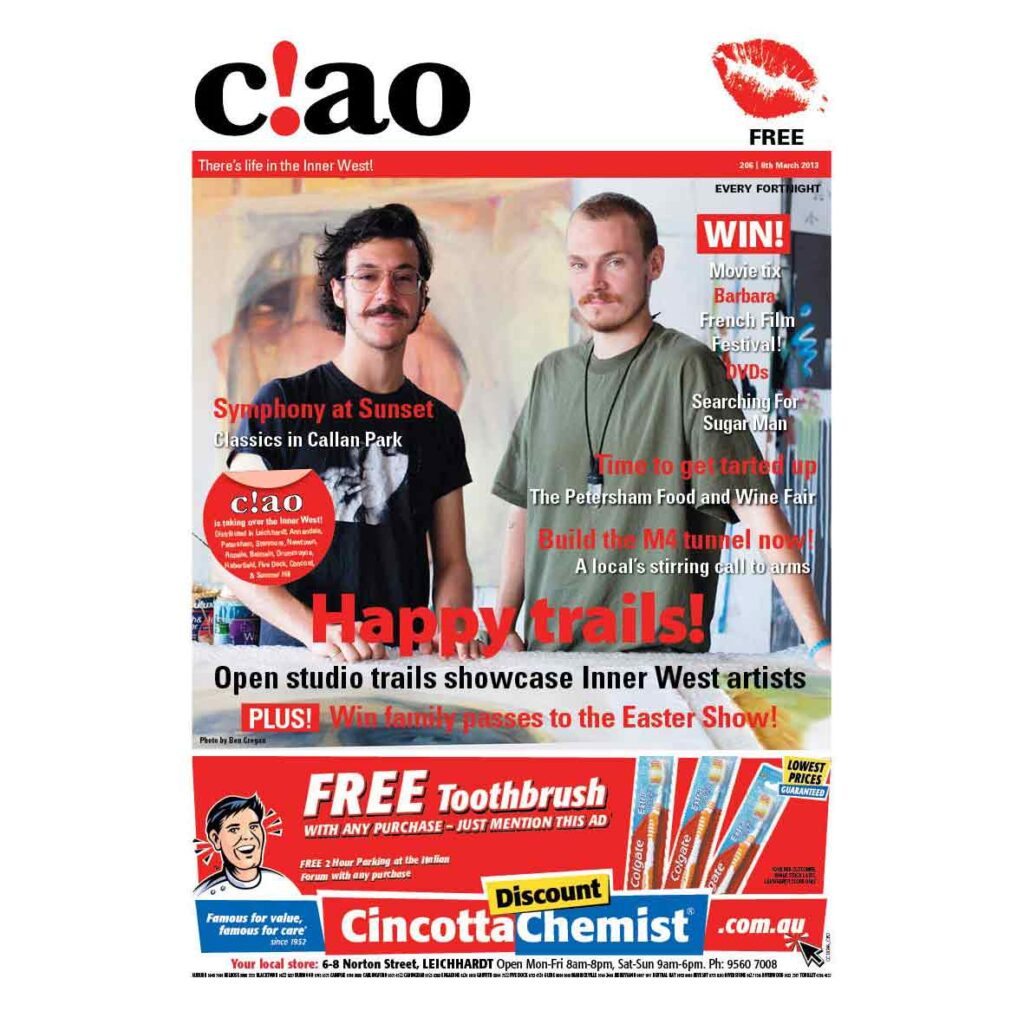 Ciao Magazine - Cover | Art Listings | March 08, 2013