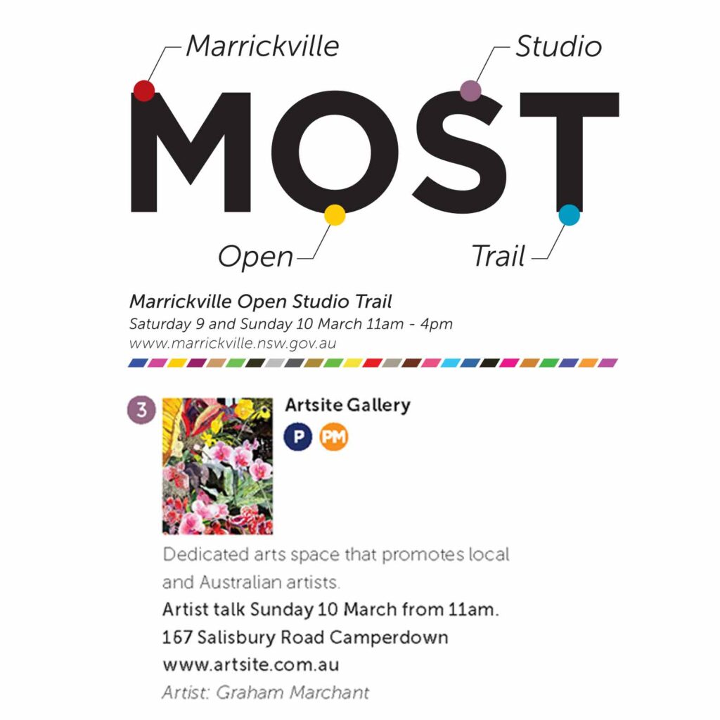 MOST 2013 | Marrickville Open Studio Trail | 09 - 10 March 2013 | Artist Talk: Graham Marchant
