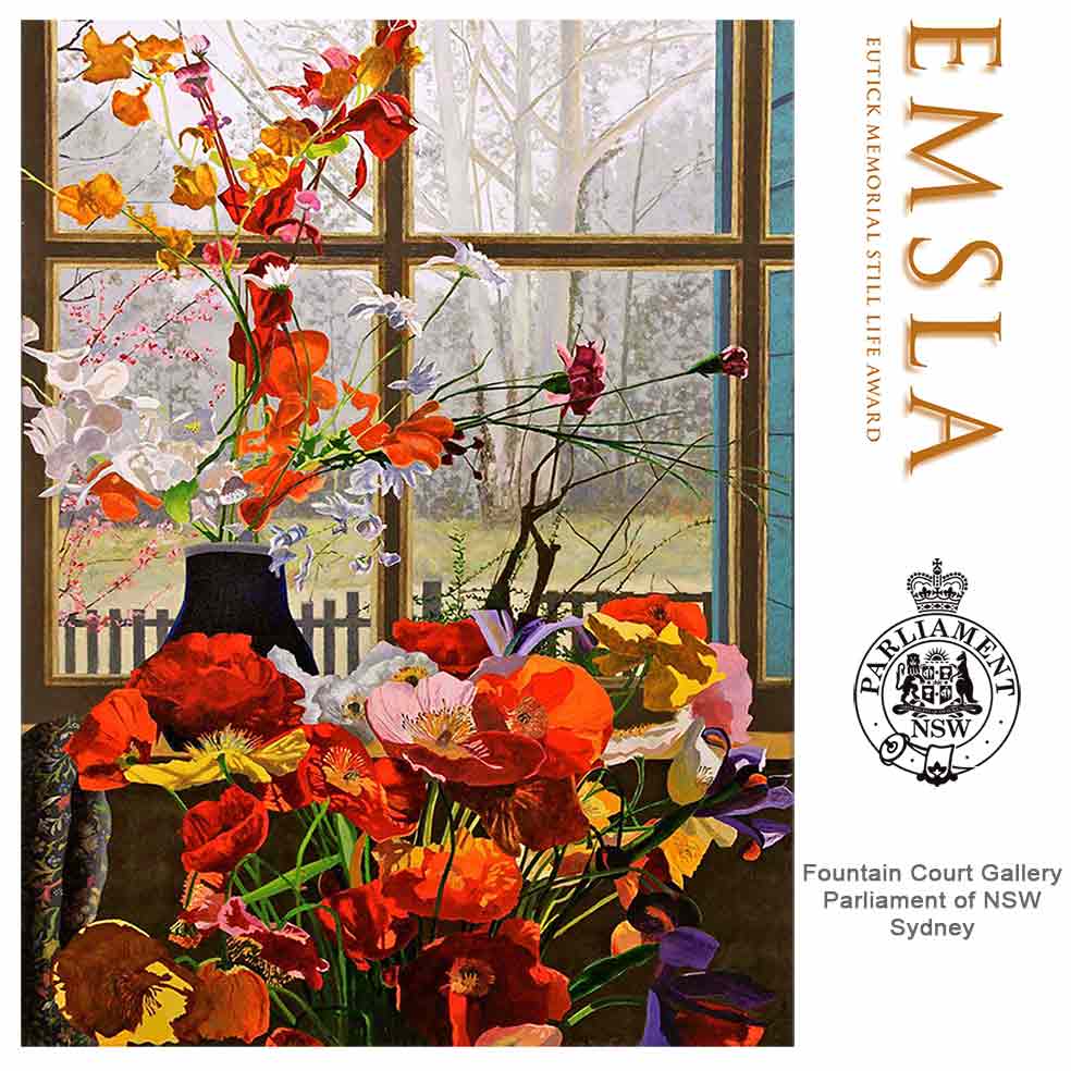 Graham Marchant | Window Arrangement 2013 | Exhibited 2013 Emsla Still Life Award | Fountain Courtyard Gallery | Parliament of NSW