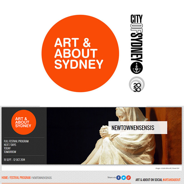 Julie Ashcroft | Newtownensensis | Art & About Sydney 2014 | Artsite Galleries