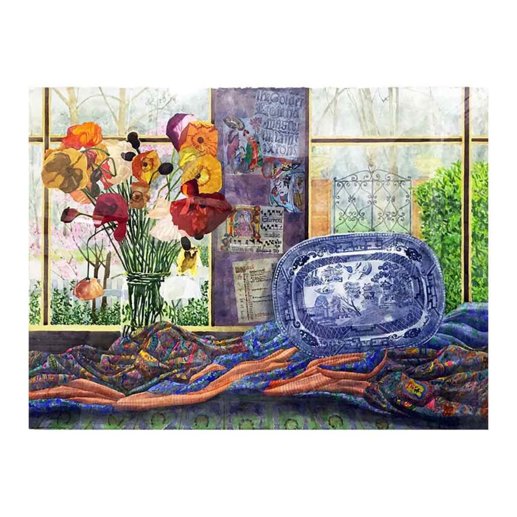 Graham Marchant | Finalist | 44th Muswellbrook Art Prize | Works on Paper Works on Paper with his watercolour Poppies and Morning Mist, Leura.