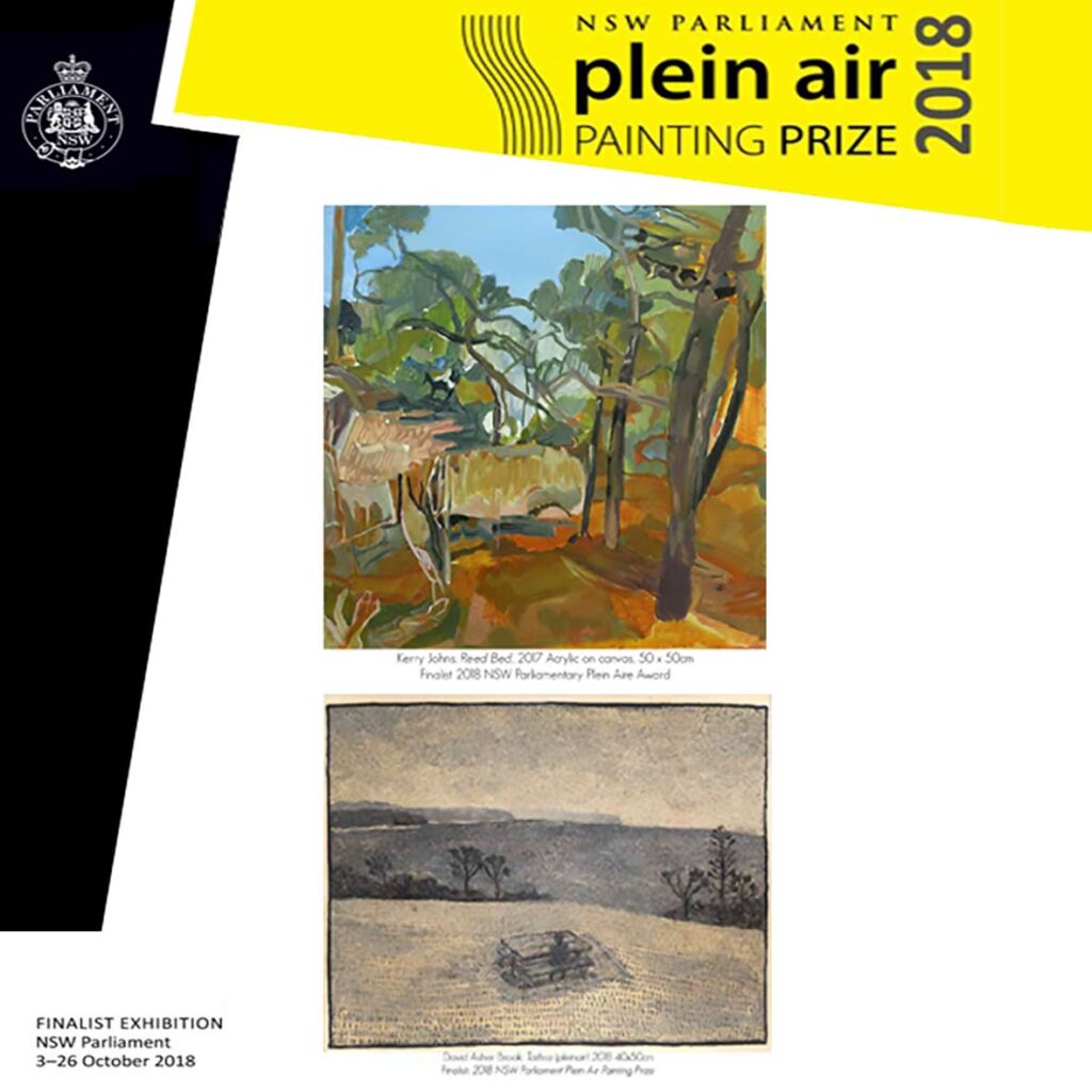 Kerry Johns | David Asher Brook | Finalists | 2018 NSW Parliament Plein Air Painting Prize