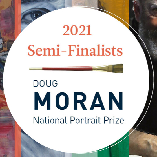 Congratulations to Artsite gallery artist, John Edwards, whose work 'Self portrait with Ruby Tongue hanging out', is a semi-finalist in the 2021 Doug Moran National Portrait Prize.